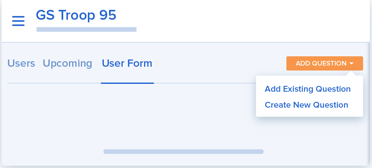 Configurable Forms - Adding Questions