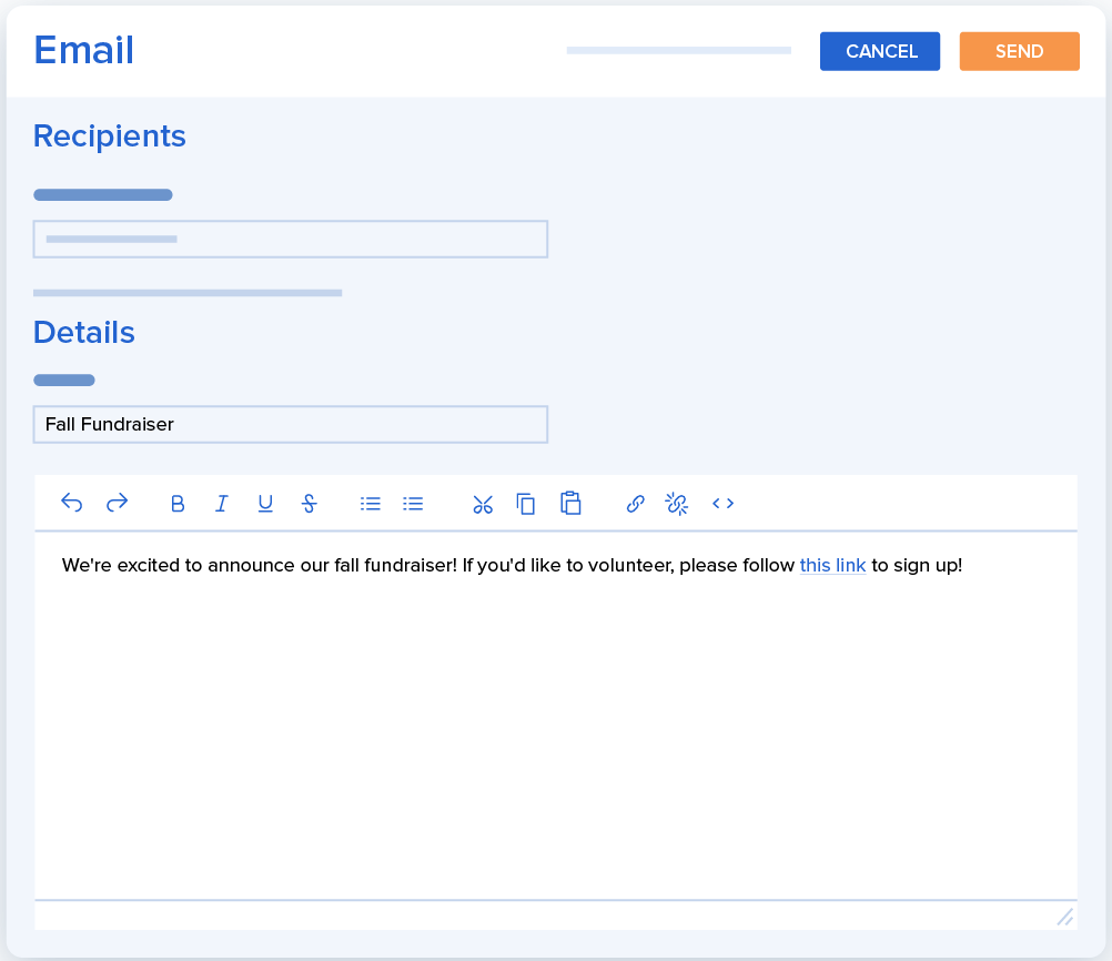 Email Messaging - Image 1 and Volunteer