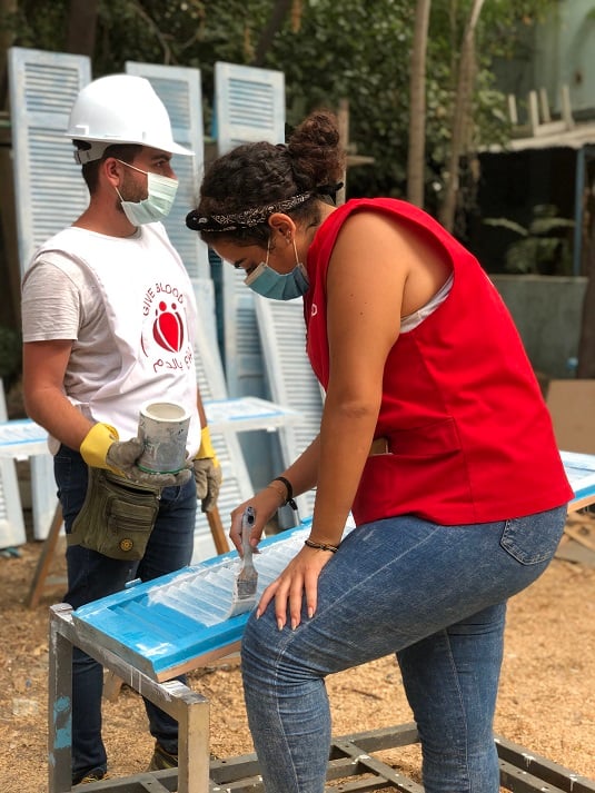 DSC Volunteers Helping in Lebanon