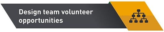 Design team volunteer opportunities