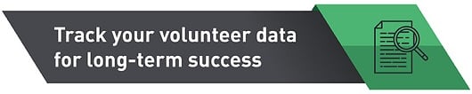 Track your volunteer data for long-term success