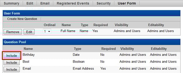 Multiform: Ask Different Volunteer Registration Questions