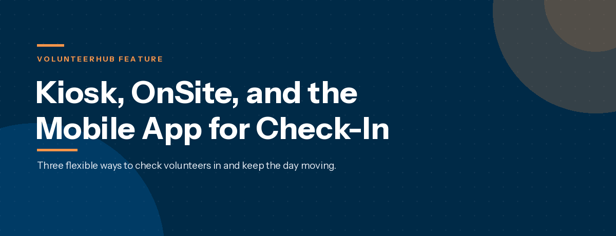 Volunteer Check In-1