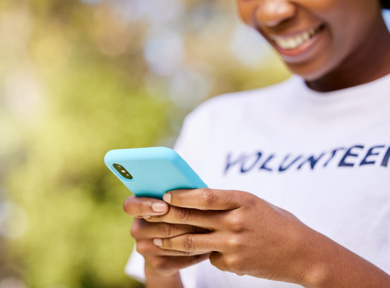 Communicate quickly with VolunteerHub’s text messaging features. 