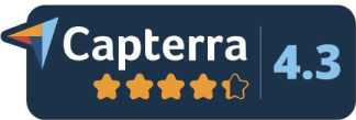 Capterra 4.3 Rating