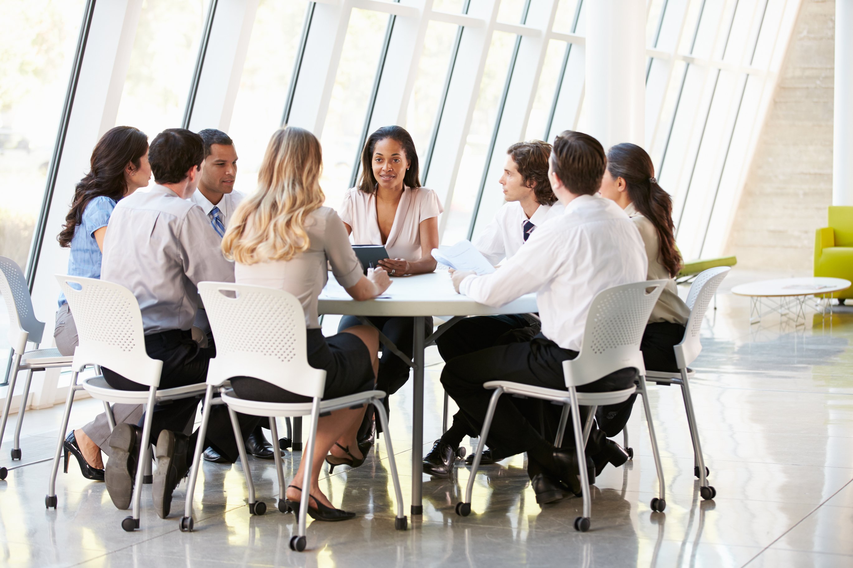 Nonprofit Board Reviewing Volunteer Metrics